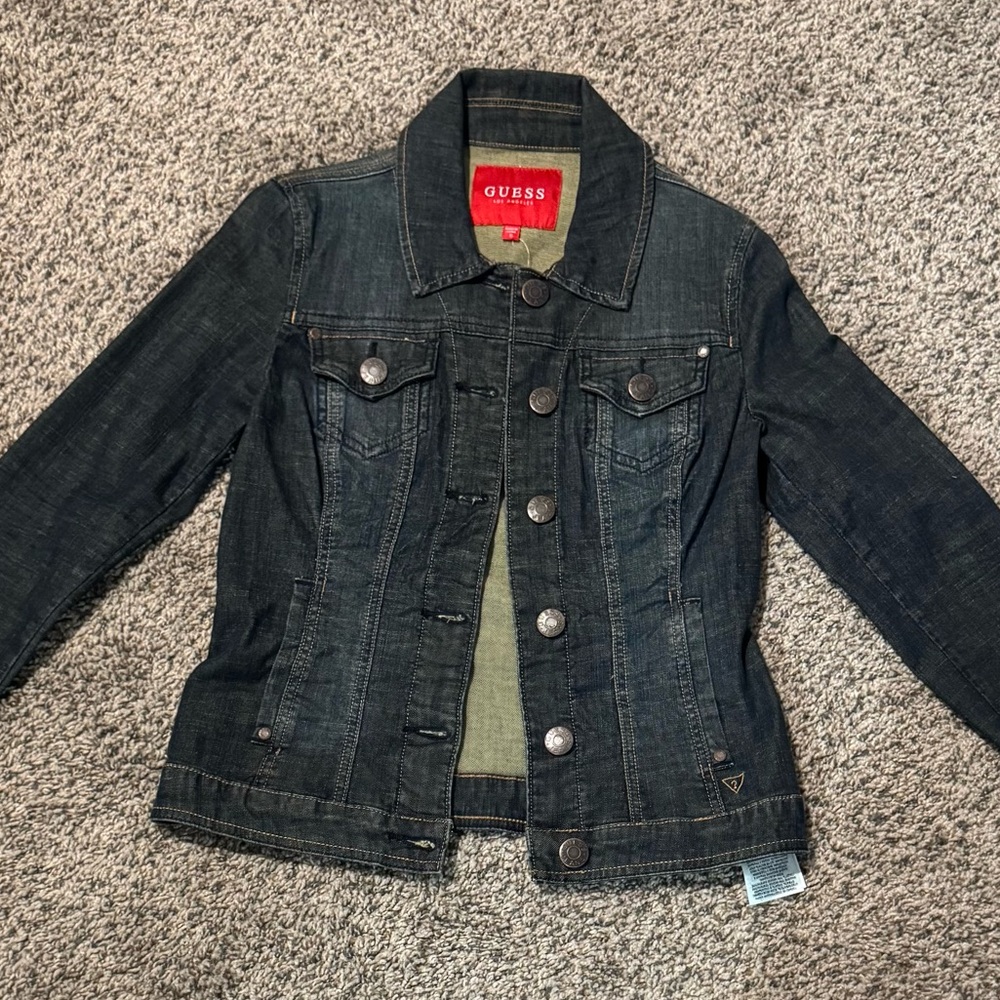 GUESS Dark Wash Denim Jacket